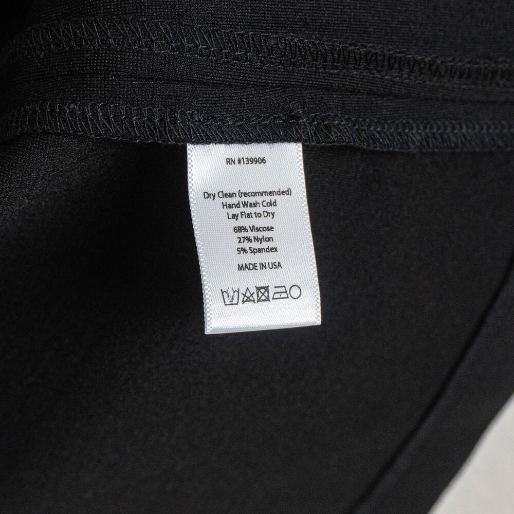 Ripley Rader Black Ponte Knit Oversized Blazer Jacket size 2(S) - Picture 9 of 11